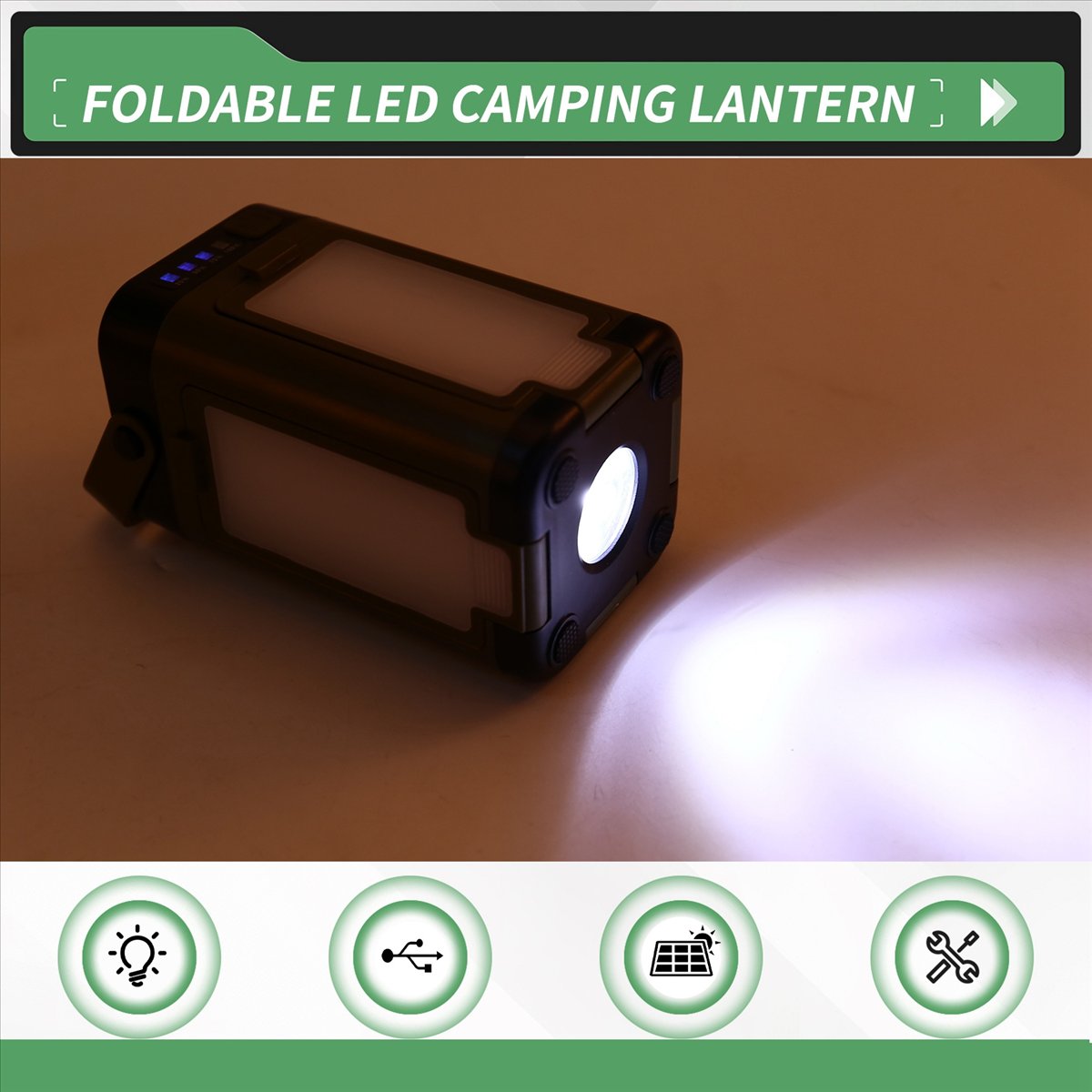 X08A 접이식 LED 캠핑 랜턴 태양열 충전 다기능 - Power Outage Light 리뷰 및 가격