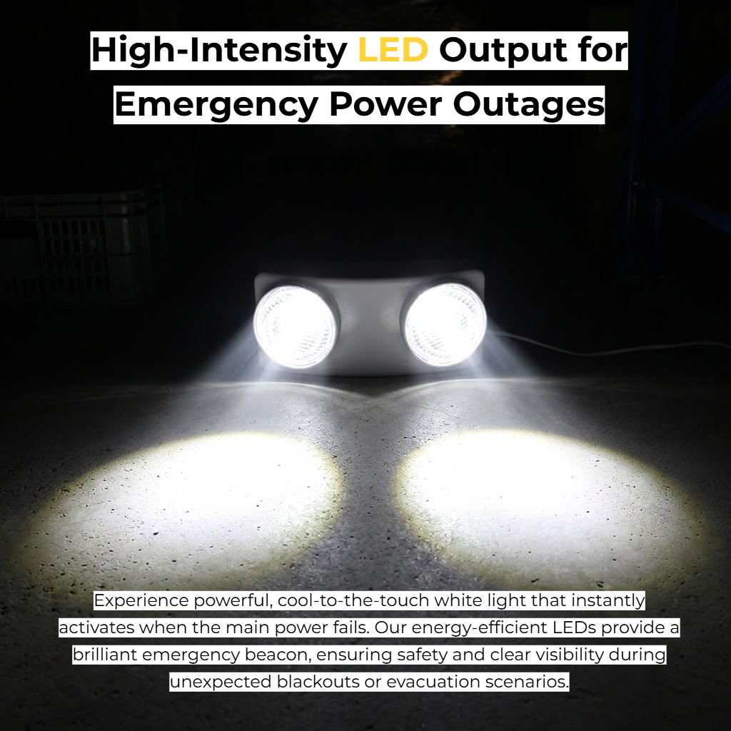 듀얼 헤드 LED 비상등 2500mAh 벽걸이 안전등  - Power Outage Light 리뷰 및 가격