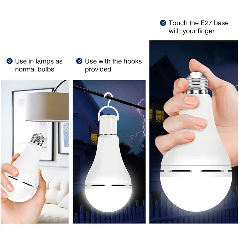 7-15W LED 캠핑 라이트 고휘도 충전식 비상 전구 - Power Outage Light 리뷰 및 가격