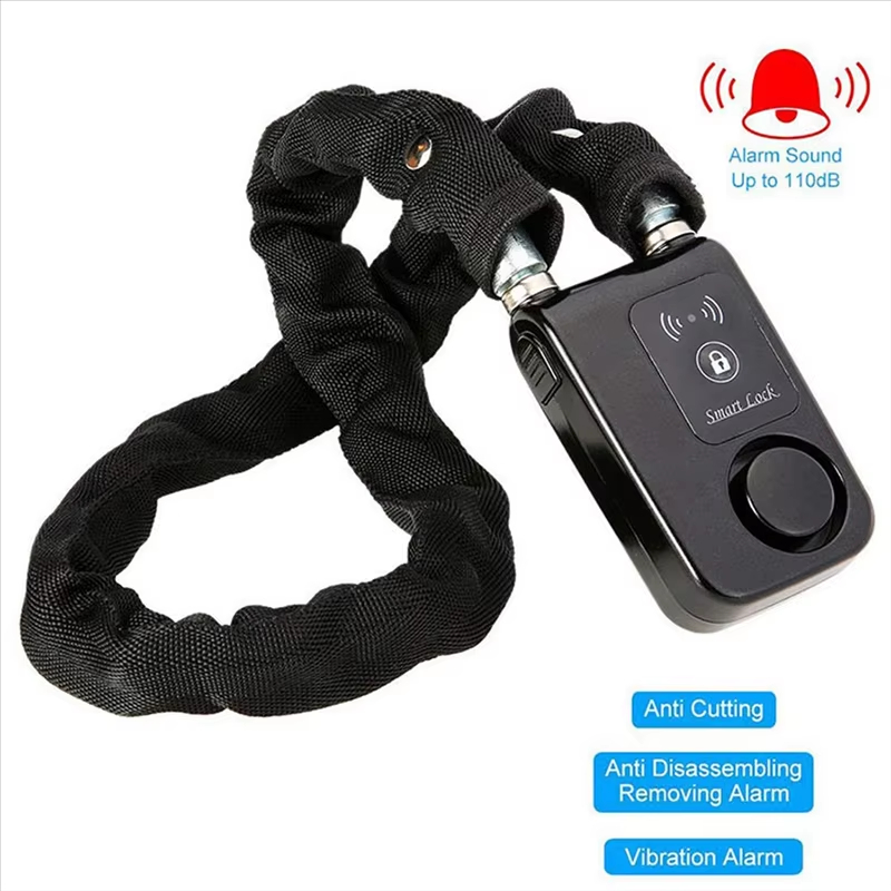 블루투스 스마트 체인 잠금장치, 키 없이 작동하는 자전 - Security Chain Door 리뷰 및 가격